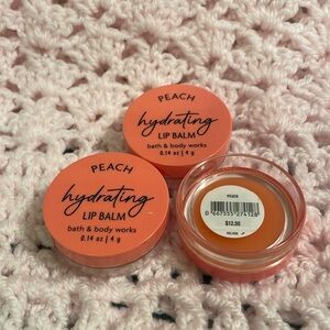 Peach Hydrating Lip Balm from Bath and Body Works
